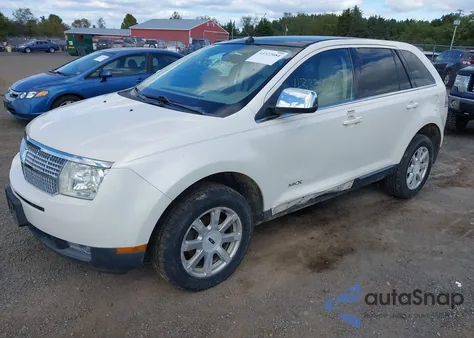 2007 Lincoln Mkx z USA, uszkodzony, nr VIN 2LMDU88CX7BJ30573